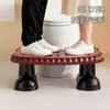 Reposapiés doméstico engrosado para inodoro, ayuda para agacharse, taburete de baño, escalón para inodoro, reposapiés creativo