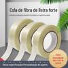 Fita de Fibra Listrada de Face Única Geladeira Elétrica Modelo de Avião Fita de Fixação Transparente de Alta Viscosidade Cola de Fibra de Vidro Viscosidade Adicional