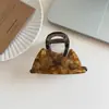 Clipe de Carta Triângulo de Acetato Cabide Simples Presilha de Cabelo Média Presilha de Cabelo Elegante de Alta Qualidade Pinça Tubarão para Menina Outono e Inverno