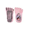 Calcetines de Yoga para Mujer Calcetines de Cinco Dedos Profesionales Calcetines Deportivos Cortos Antideslizantes de Gel Calcetines para Pilates en Interiores Entrenamiento de Fitness Calcetines con Dedos Separados