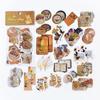 Adesivo bronzeador poema de açúcar saco dourado série sonho antigo material de decoração de conta de mão retrô DIY colagem verso 8