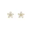 Exquisitos y Versátiles Pendientes de Flor con un Toque de Lujo Nicho, Diseño Sencillo, Estilo Socialité, Pendientes Elegantes y Minimalistas para Mujer