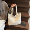 Bolso de Hombro Portátil 2025 Nuevo Bolso de Moda Bolso de Mujer Gran Capacidad Bolso de Moda Bolso Tote Simple Artístico de Mujer