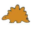 Conjunto de broche de dinossauro de desenho animado europeu e americano, estilo japonês, divertido, infantil, camisa de liga de dinossauro, gota de óleo, toalha de seda, fivela, alfinete