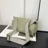 Nova Bolsa Transversal Estilo Coreano Bolsa de Ombro Leve Feminina Esporte e Lazer Bolsa Transversal de Nylon Bolsa Quadrada Pequena Bolsa de Tecido