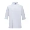 Uniforme de trabajo de chef de siete mangas con estampado para otoño, restaurante chino, hotel, panadería, cafetería, ropa de trabajo de cocina, bordado