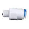 Accesorios para Carcasa de Membrana de Purificador de Agua Válvula de Retención Recta de Conexión Rápida de 2 Puntos Rosca Exterior de 1 Punto a Conexión Rápida de 2 Puntos Unidireccional Válvula de Retención 1042