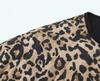 Ropa Europea y Americana 2024 Nueva Moda Trendy Estampado Animal Abotonadura Sencilla Manga Larga Chaqueta Holgada de Algodón