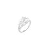 Anillo Cerrado Estrella de Cinco Puntas Zircón Perla Anillo Elegante Anillo Niche para Mujer Lujo Accesible de Alta Gama Moda Anillo para Dedo Índice Moda