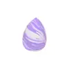 Esponja de maquiagem com padrão de mármore de duas cores, super macia, não absorvente, adequada para uso úmido e seco, atacado do fabricante