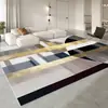 Alfombra de Piso para Sofá de Ventana Abuhardillada Estilo Crema de Alta Gama para Sala de Estar, Alfombra Antideslizante Lavable para Mesita de Noche de Dormitorio, Alfombra de Mesa de Café de Lujo Ligero