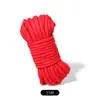 Productos para adultos Juguetes sexuales SM Cuerda de cáñamo de 10 m para que la usen las parejas para bondage, cuerda de algodón puro con puntas metálicas, venta al por mayor