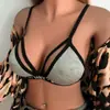 CI Moderno B0207 Sexy Estampa de Letras Elástico Lingerie Top Feminino Em Estoque Foto Real Transfronteiriço Verão 2022 Novo