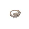 Anillo Abierto de Circonita con Forma de Serpiente Estilo Nacional Lujo Ligero Moda de Gama Alta Anillo para el Dedo Viajero Celebridad de Internet Joyería Única Venta al por Mayor