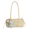 Bolso Tote de Alto Valor de Moda para Mujer 2026 Nuevo Estilo Estampado Chic Bolso de Hombro Único Fresco Dulce Bolso de Axila para Mujer