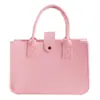 Bolsa de Compras de Fieltro Personalización Lote Pequeño Impresión de LOGOTIPO Bolso Sencillo Bolsa de Almacenamiento para Regalo Regalo Publicitario