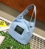 Bolsa feminina de comércio exterior estilo coreano, nova moda, bolsa pequena de lona, bolsa casual, moda simples, bolsa de ombro feminina, bolsa transversal