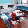 Tapete Marvel Homem-Aranha Capitão América desenho animado quarto tapete de cabeceira manta mesa de chá capacho banheiro tapete antiderrapante