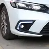 Aplicable Transfronterizo Luces Diurnas Honda Civic Marco de Luz Antiniebla Frontal Modificado Civic Luces de Circulación Diurna de Flujo LED Dropshipping