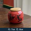 Tarro de Té Tarro de Té Tarro Sellado Tarro Vacío Estilo Chino Vintage Tarro de Almacenamiento Tarro de Porcelana Tarro para Almacenar Té Hogar Té Verde Té Negro