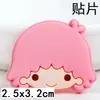 Accesorios de Joyería para Pasadores de Pelo Decoración para Fundas de Teléfono Móvil Parche Adhesivo de PVC Suave Muñeca Plana de Animales de Dibujos Animados Accesorios de Goma Suave