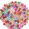 Perla de Imitación Perlas de Caramelo No Porosas Perlas de Plástico Accesorios de Bricolaje para Niños Accesorios para Joyería Perlas Material Ecológico