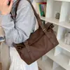 Bolsa Grande Transfronteiriça para Mulheres 2026 Nova Bolsa de Mão de Nicho para o Dia a Dia Bolsa Tote Bolsa de Ombro/Axila Simples Estilosa