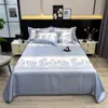 Conjunto de Tapetes Refrescantes de Seda de Gelo para o Verão, Tapete Macio, Tapete de Ar Condicionado, Lençol de Cama Doméstico, Lavável à Máquina, Tapete de Presente, Comércio Atacadista do Fabricante