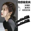 Presilha de Cabelo Aveludada da Moda Grampo para Trançar Franja Ferramenta para Organizar o Cabelo Clipe para Testa Novo Acessório de Cabelo 2025 Acessório para Cabeça
