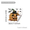 Pegatinas de Pared Temáticas de Halloween con Calaveras, Gatitos, Sombreros Mágicos, Arañas, Calabazas, Decoraciones Creativas para Fiestas, Pegatinas Visuales para Vidrio