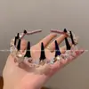 Diadema de Cristal Super Brillante Estilo Francés Grueso de Hada Fina Nueva Moda 2025 Diadema Versátil Exquisita Pasador Accesorios para el Cabello