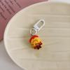 Lindo Llavero Serie de Comida Divertida Dibujo Animado Colgante para Bolso Accesorios para Colgar Mochila Estudiantil Regalo para Novia