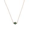 Collar de palma con piedras semipreciosas simples, joyería transfronteriza europea y americana, personalidad de moda femenina, joyería retro creativa N678