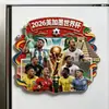 Caneca Festival do Barco-Dragão Manjericão Magnético Adesivo de Geladeira Pingente Decorativo Plano de Acrílico Cuia de Zongzi Significado Auspicioso Casa