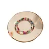 Pulsera de Doble Círculo de Piedra Natural Dopamina y Perla de Agua Dulce Estilo Bohemio Retro Moda Pulsera Rosa Emperador