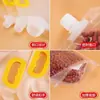 Bolsas de sellado y almacenamiento para granos y cereales del hogar, bolsas auto-parantes para arroz, bolsas portátiles con boquilla y bolsas para porcionar