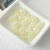 Mermaid Ji Mariposa Colorida Alas Pequeñas Cuentas de Agujero Recto Material Hecho a Mano DIY Pulsera Cadena de Teléfono Móvil Accesorios de Cuentas Sueltas