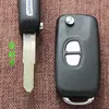 Yinli é Adequado para Mitsubishi Delica Totalmente Cartão Chave Dobrável com Controle Remoto Modificado Carcaça de Chave com Controle Remoto Mitsubishi de 2 Teclas
