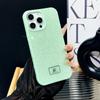 Funda para Teléfono Móvil de Color Puro con Textura de Pedrería Metálica de Gama Alta Adecuada para Iphone1716Promax Samsung Funda Protectora