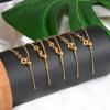 Colar de joias de corrente de aço inoxidável universal para mulheres, corrente de joias DIY ajustável, corrente simples lisa da moda, corrente ajustável