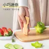 Cuchillo para Fruta Dos en Uno, Pelador Multifuncional, Plegable Portátil para Estudiantes, Hogar, Cocina, Artefacto Pelador