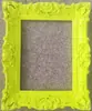 Moldura de Foto Estilo Europeu Retrô Moldura de Adereço para Cena de Casamento Moldura de Decoração de Casamento de Plástico Moldura para Foto de Vestido de Noiva Ornamento