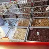 Caja de Frutas Secas a Granel para Supermercado Caja de Dulces y Comida Caja Transparente de Exhibición con Caja Sellada Semillas y Granos Tostados Barril Sellado a Prueba de Humedad