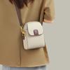 Bolsa de Celular de Couro Genuíno para Mulheres 2026 Nova Moda Outono Autêntica Bolsa Pequena Simples e Versátil Bolsa de Ombro Transversal de Couro Bovino