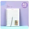 Cuaderno A4 Cuaderno Rayado Cuaderno Cuaderno de Espiral Cuaderno en Inglés Cuaderno en Blanco Oficina A5 Cuaderno Grueso B5 Cuaderno Cuaderno