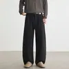 Elegantes pantalones de hombre con doble pliegue, nuevo modelo otoño e invierno, estilo old money, pantalones casuales rectos de pierna ancha, business casual