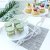 Decoração de Mesa de Sobremesa Branca Suporte de Exibição Bandeja para Bolo Estilo Europeu Chá da Tarde Jantar Frio Intervalo do Chá Mesa de Exibição Decoração