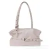 Bolso de mano retro casual para mujer 2026 Verano Gran capacidad Bolso de hombro casual Moda popular de alta gama