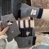 Calcetines Cálidos de Invierno para Mujer, Calcetines Japoneses Lindos de Animales de Media Pantorrilla, Piel de Conejo Suave, Calcetines Holgados Rayados Estilo Universitario