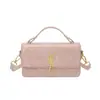 Bolso de Cadena Estilo Nuevo, Versátil, Gama Alta, Gran Capacidad, Bordado de Rombos, Bolso Cuadrado Pequeño de Moda, Bolso de Hombro Cruzado para Mujer